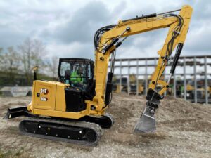CAT 306 CR VAB Minibagger mit Verstellausleger